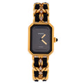 Premiere Rock Quartz Watch Plated Metal and Leather 20