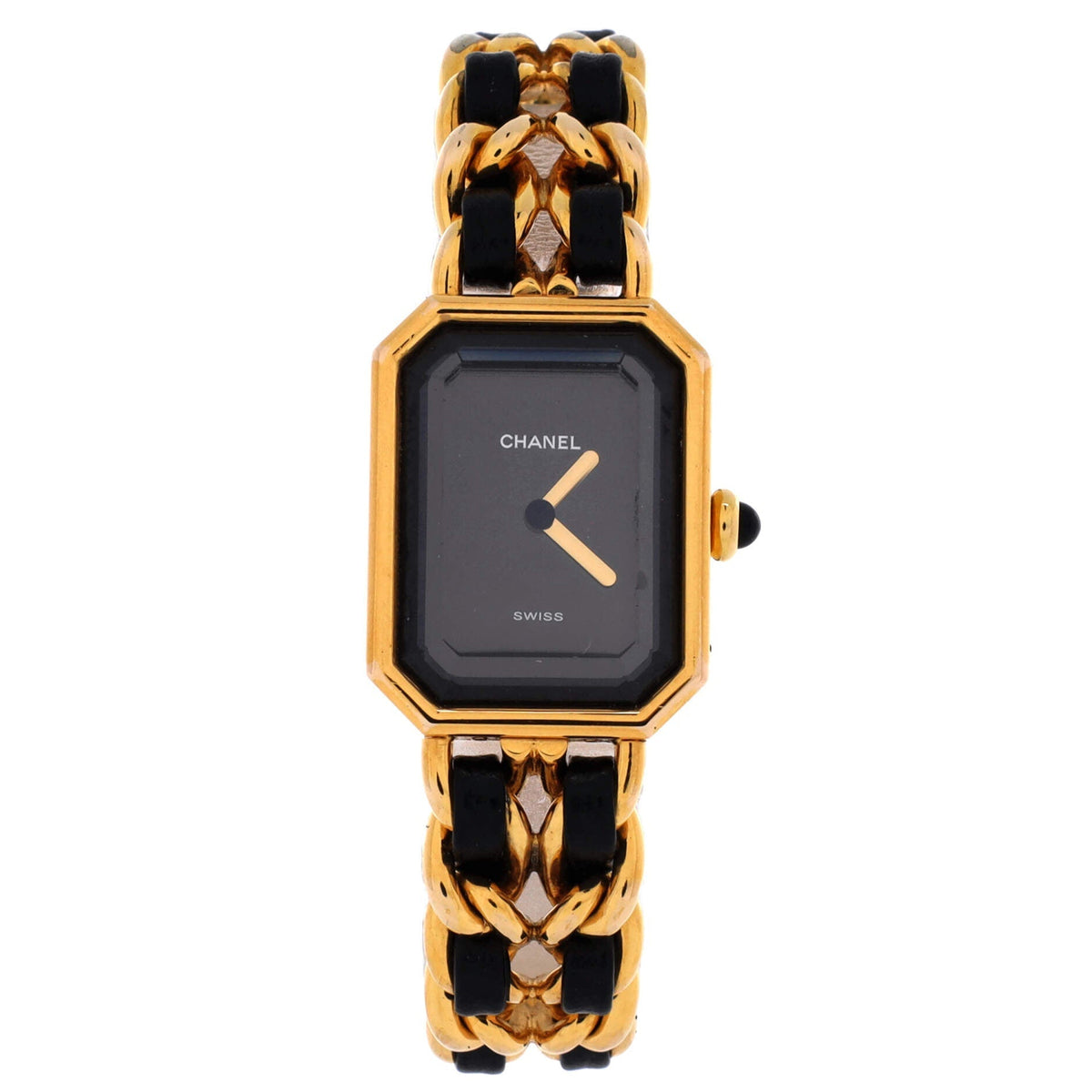 Premiere Rock Quartz Watch Plated Metal and Leather 20