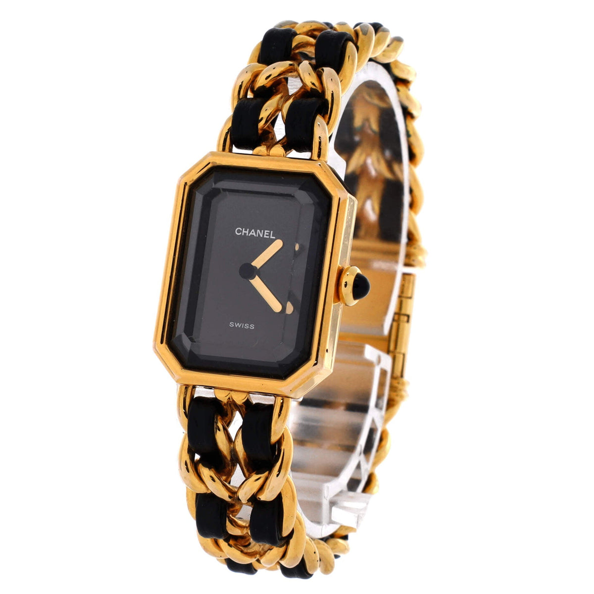 Premiere Rock Quartz Watch Plated Metal and Leather 20