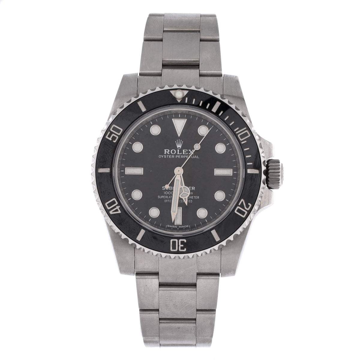 Oyster Perpetual Submariner Automatic Watch Stainless Steel and Cerachrom 40