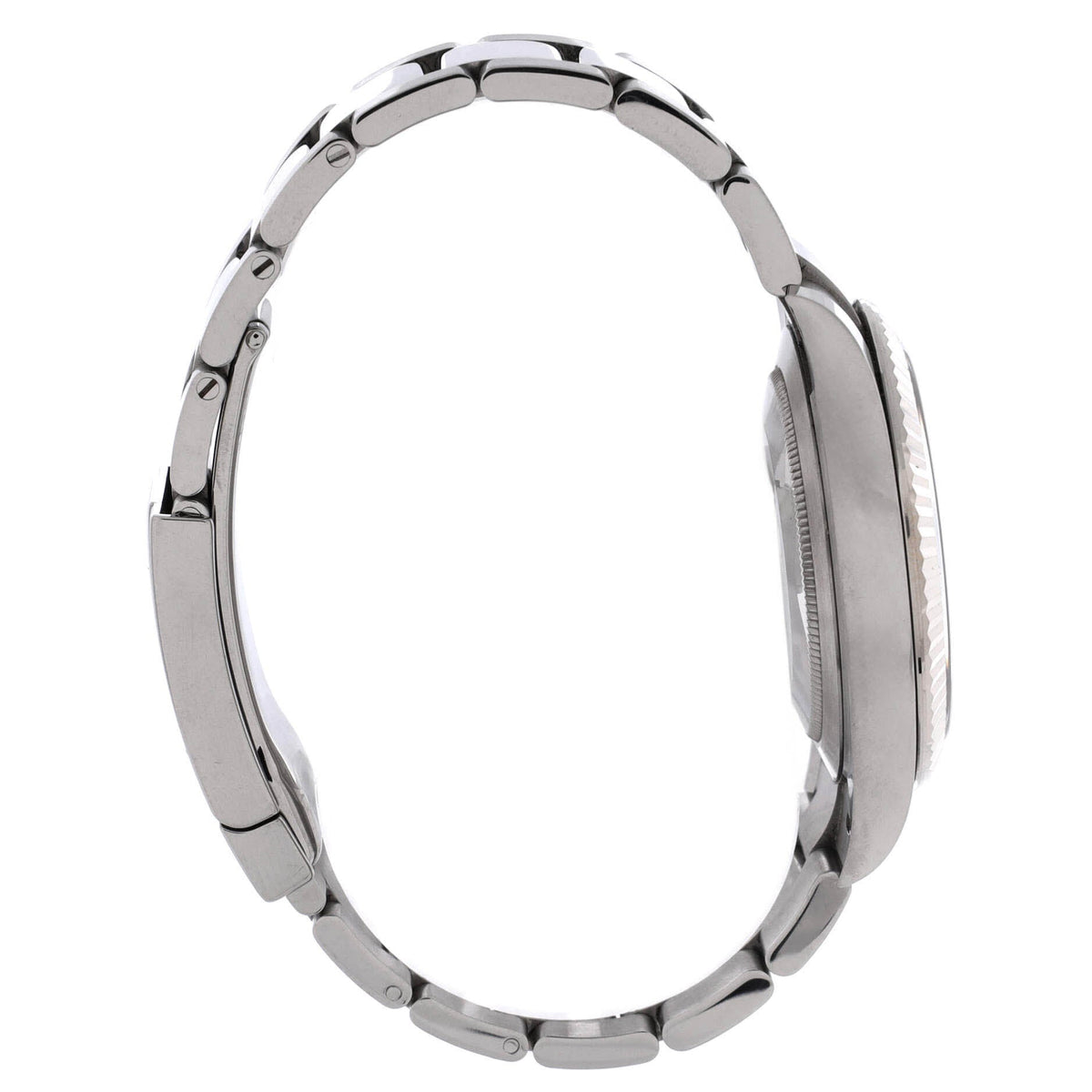 Oyster Perpetual Datejust Automatic Watch Stainless Steel and White Gold 41