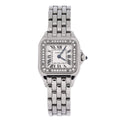 Panthere de Cartier Quartz Watch Stainless Steel with Diamond Bezel 22