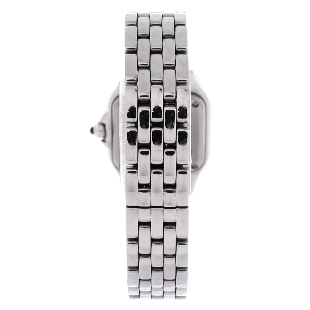 Panthere de Cartier Quartz Watch Stainless Steel with Diamond Bezel 22