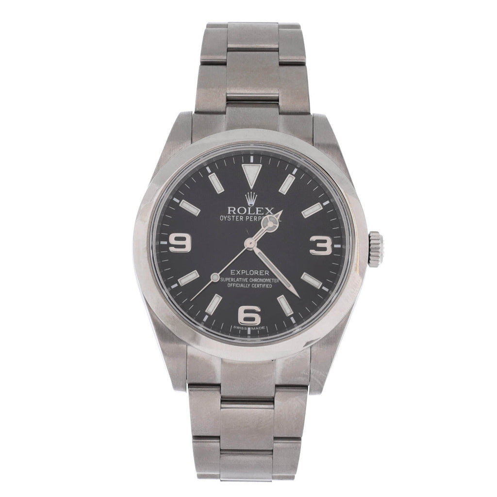 Oyster Perpetual Explorer Automatic Watch Stainless Steel 39