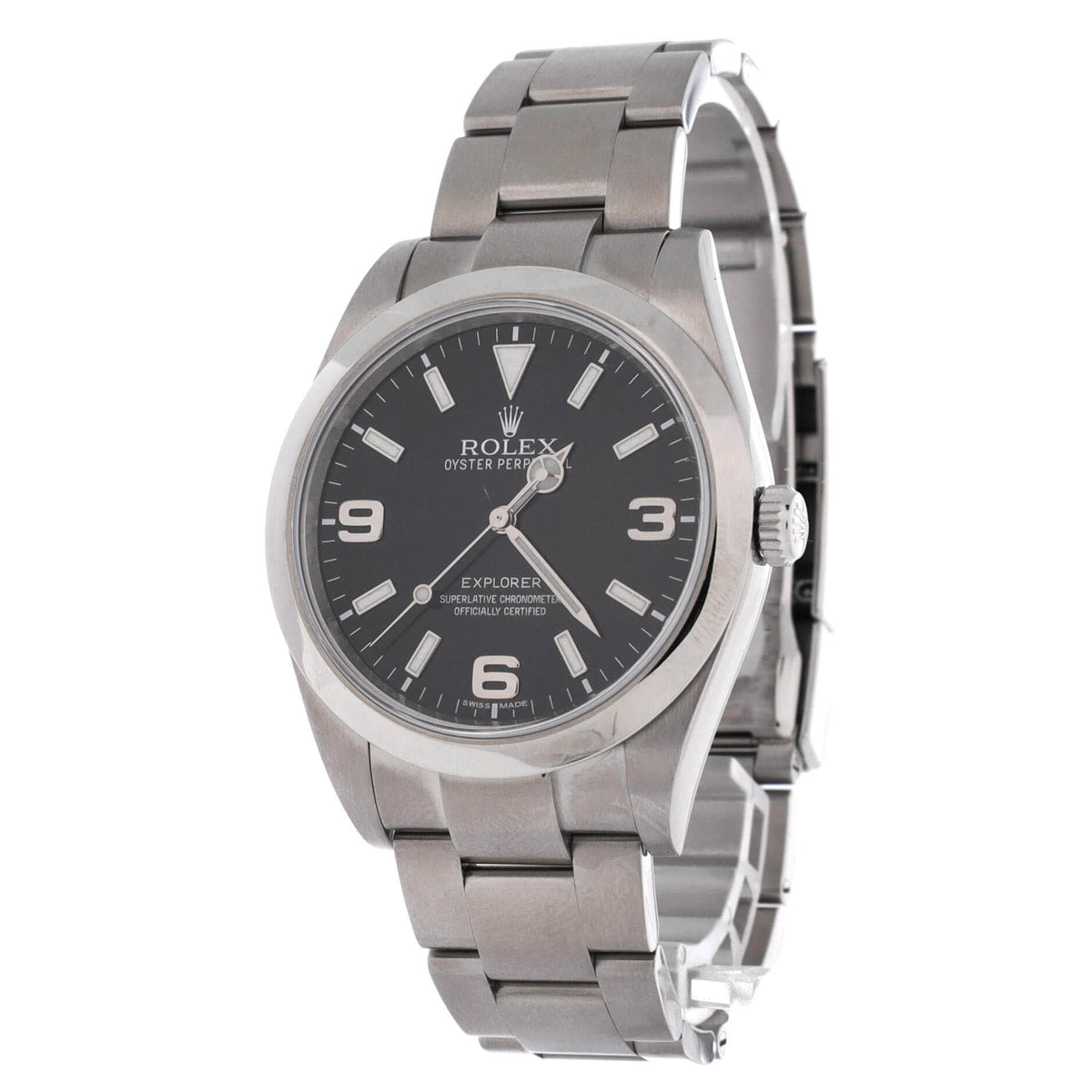 Oyster Perpetual Explorer Automatic Watch Stainless Steel 39