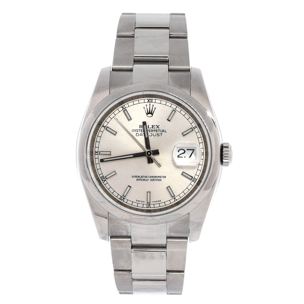 Oyster Perpetual Datejust Automatic Watch Stainless Steel 36