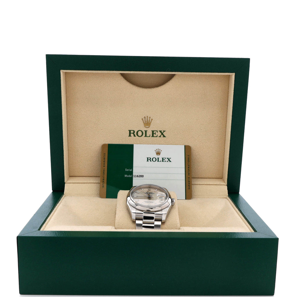 Oyster Perpetual Datejust Automatic Watch Stainless Steel 36