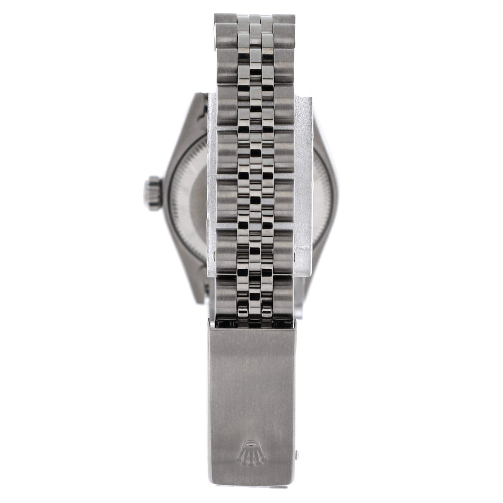 Oyster Perpetual Datejust Automatic Watch Stainless Steel and White Gold with Diamond Markers 26