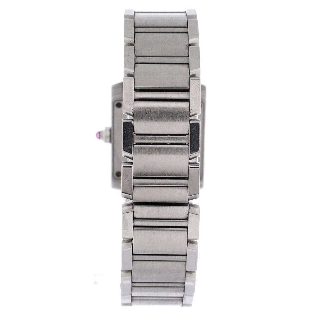 Limited Edition Tank Francaise Quartz Watch Stainless Steel 20