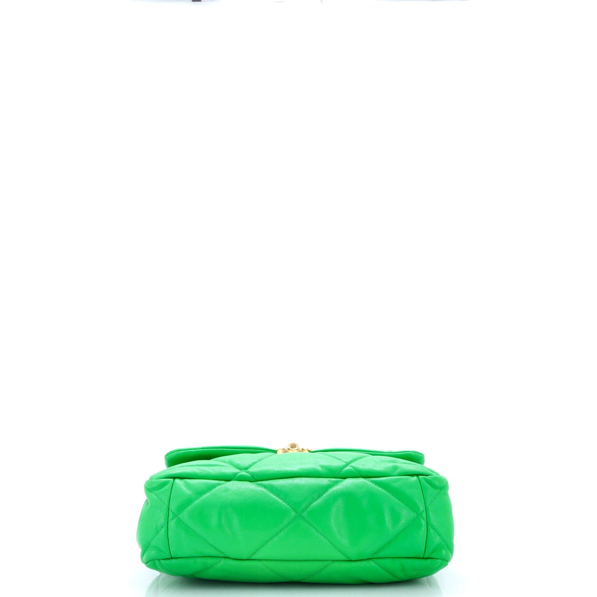 19 Flap Bag Quilted Leather Large