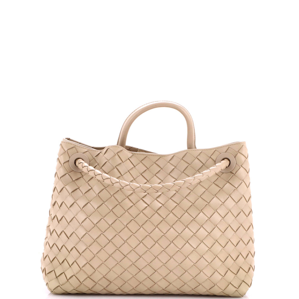 Andiamo Top Handle Bag Intrecciato Nappa Medium