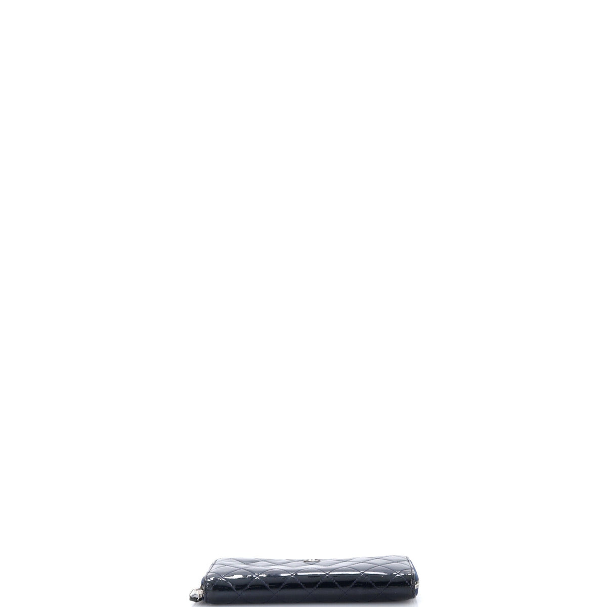 Zip Around Wallet Quilted Patent Long