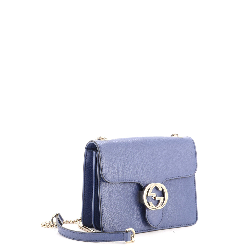 Interlocking Shoulder Bag Leather Small
