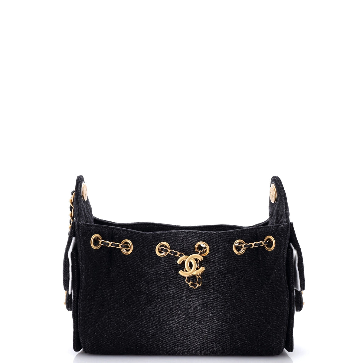 25 Hobo Bag Quilted Denim Mini