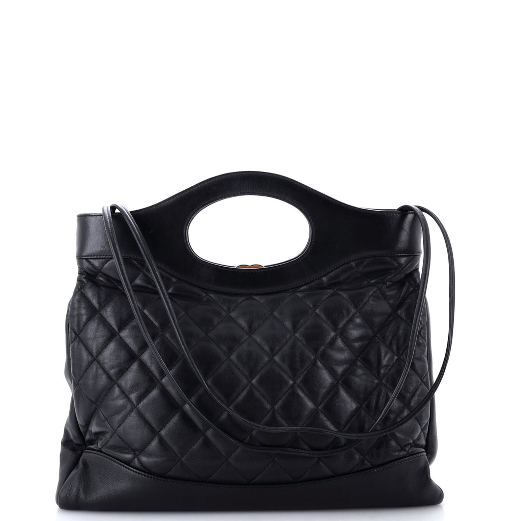 31 Shopping Bag Quilted Lambskin Large