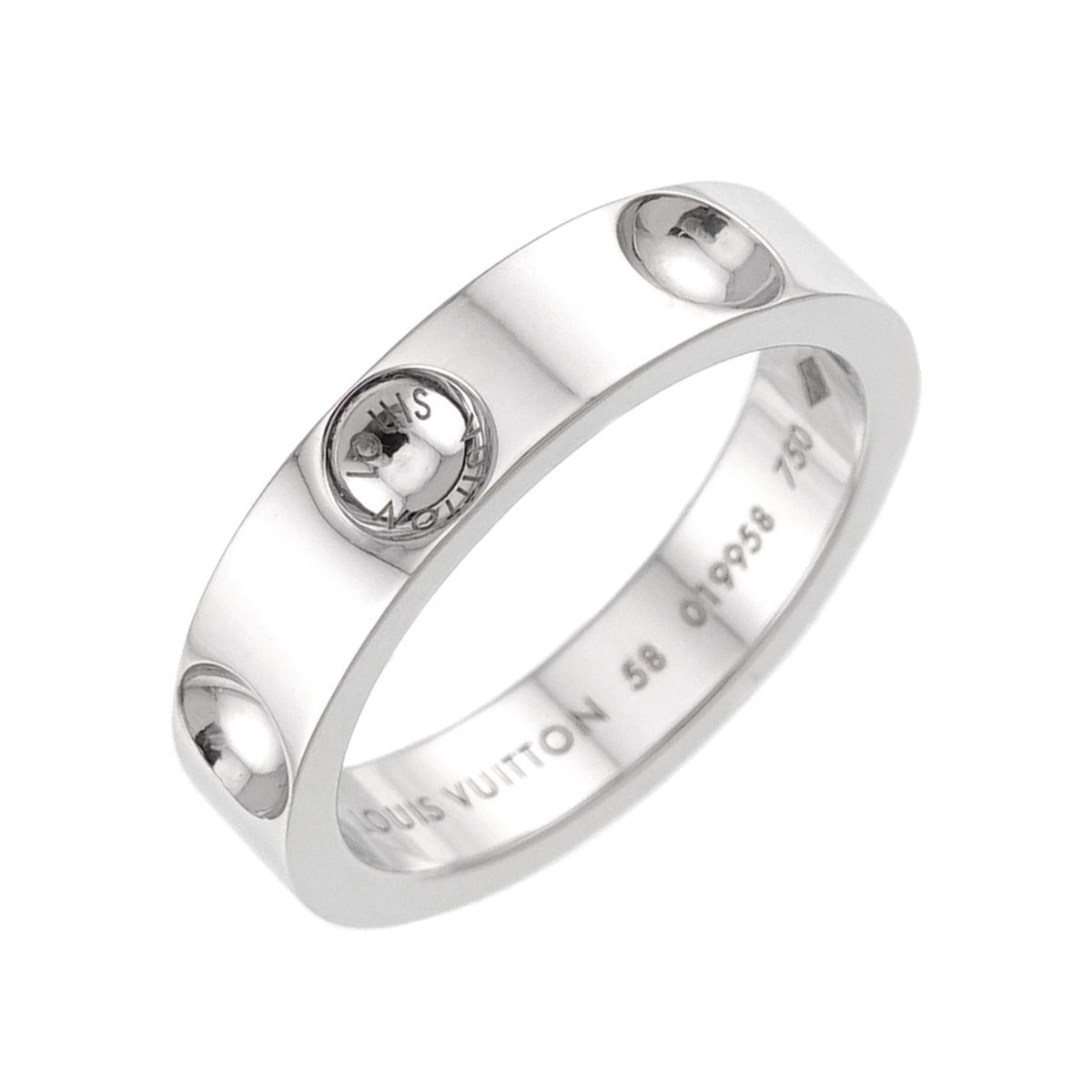 Band Ring 18K White Gold