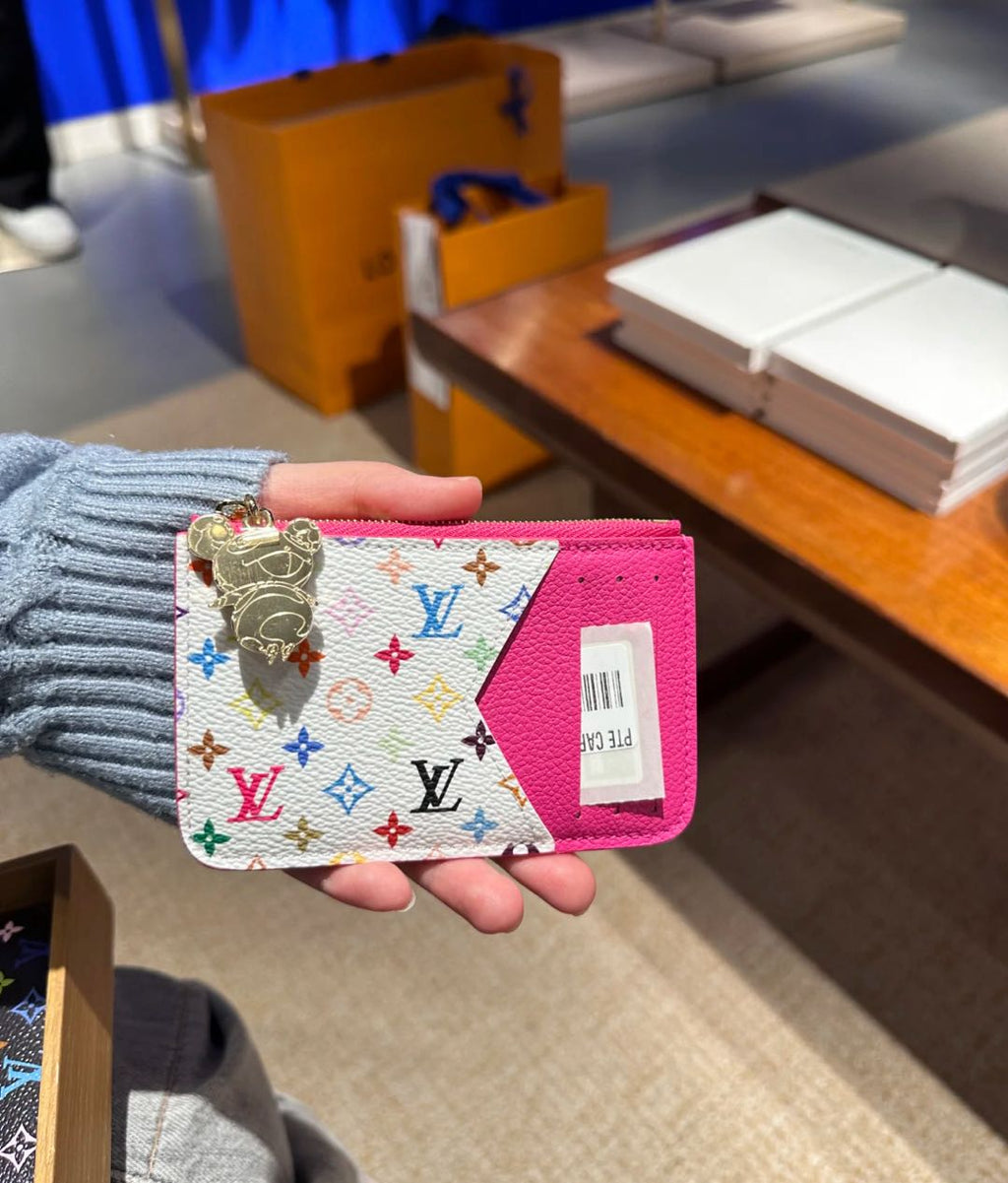 L--Inspired Card Holder Wallet: Chic & Functional!